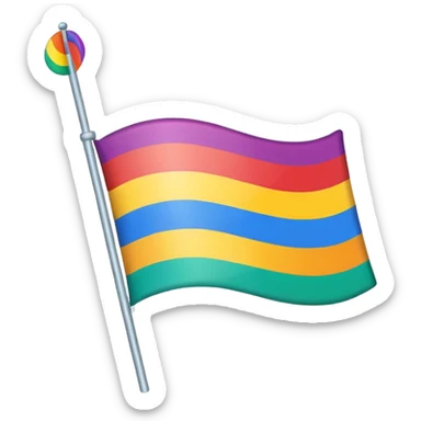 Floptropica flag sticker