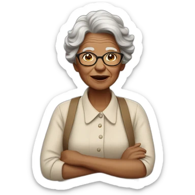 grandma is a directing a movie sticker