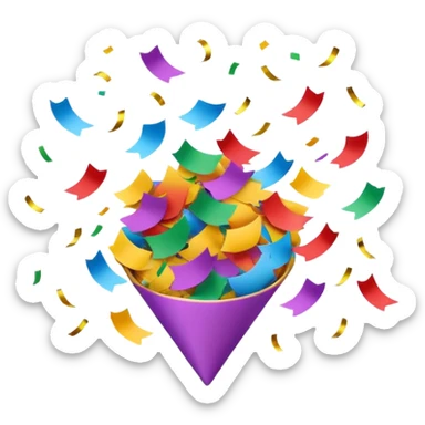 SUCCESS CONFETTI sticker