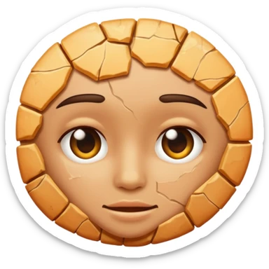 Super dried out skin that is peeling sticker