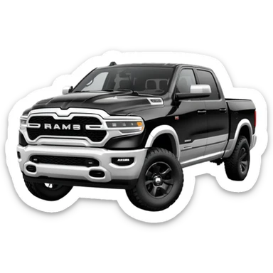 2020 Dodge Ram Ourdoorsman Black sticker