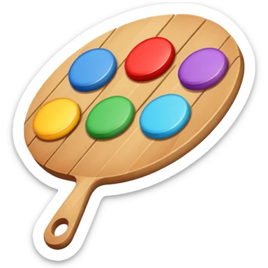 paleta de colores sticker