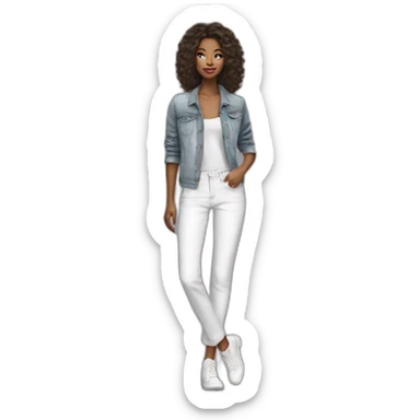 Fashion Sketch sticker