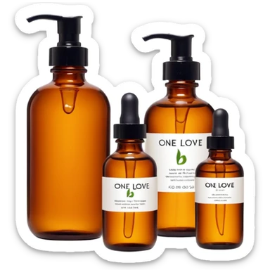 one love organics Botanical B skincare sticker
