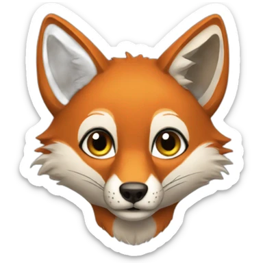 Renard sticker
