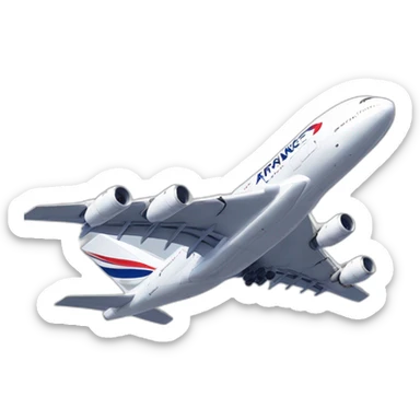airbus a380 airfrance sticker