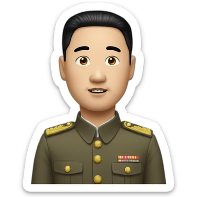 kim jon un sticker