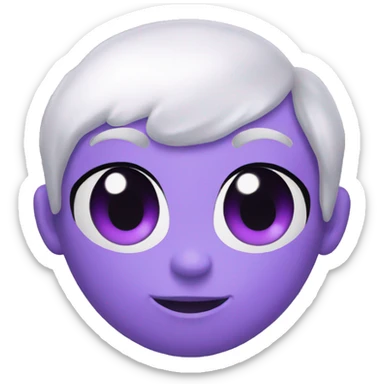 purple pearl sticker