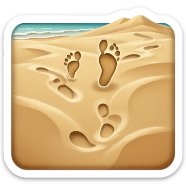 footsteps sticker