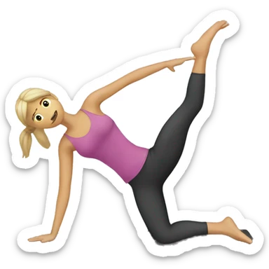 Pilates sticker