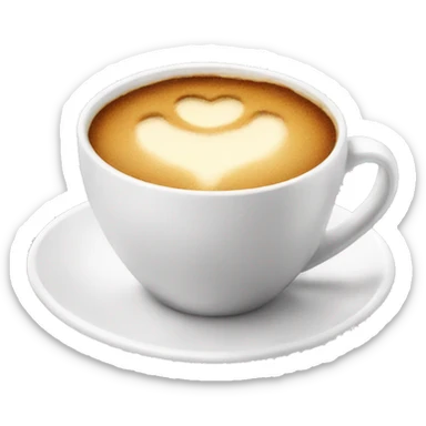 Aesthetic coffee sticker