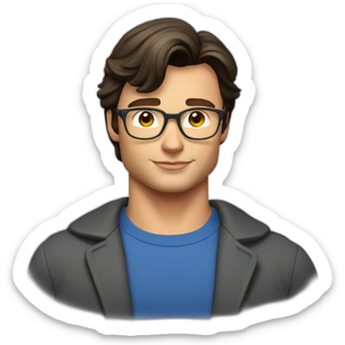 tom welling clark kent sticker
