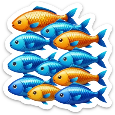 🐠🌊🌊 Life flowing freely sticker