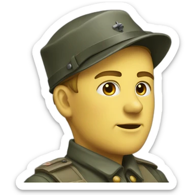 A german soldier drom 1940 sticker