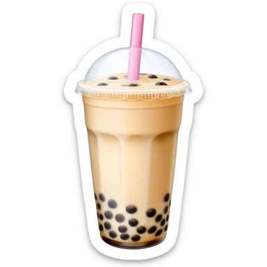 Bubble tea sticker