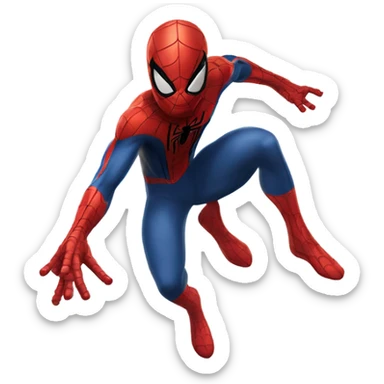 Spider man s okuliarmi sticker