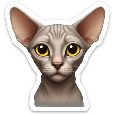 Sphinx cat sticker