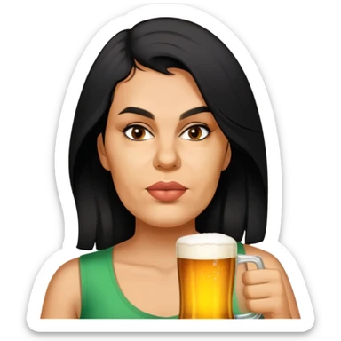 Cerveza Drinker sticker