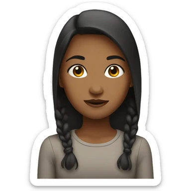 Astethic girl sticker