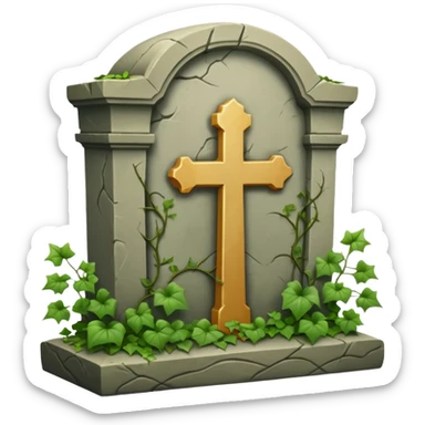 Create a graveyard and write 2020 sticker