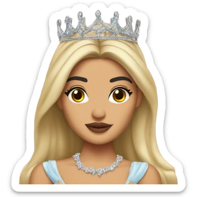 Kylie Jenner as a princess sticker