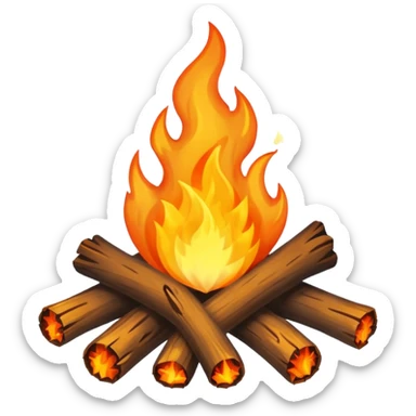 bonfire sticker