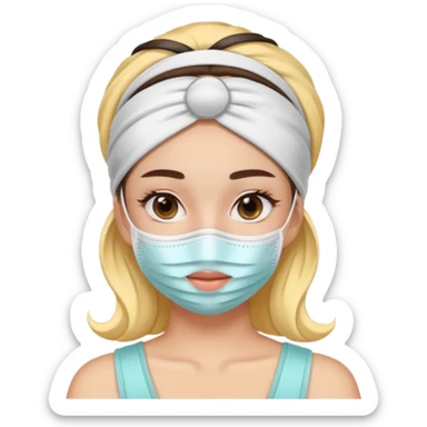 skincare girly sticker