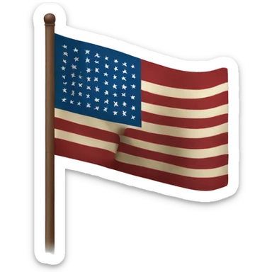 african american flag sticker