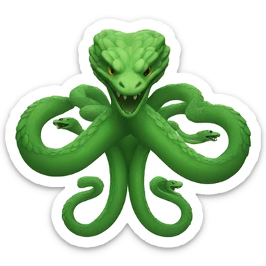 Three headed hydra sticker