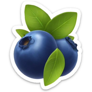 Blueberry sticker