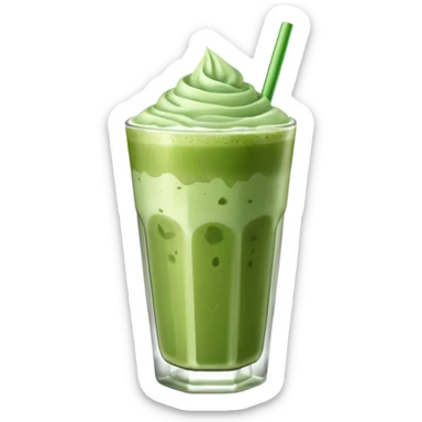 Ice Matcha latte sticker