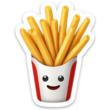 Roblox french fry sticker