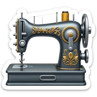 sewing machine sticker