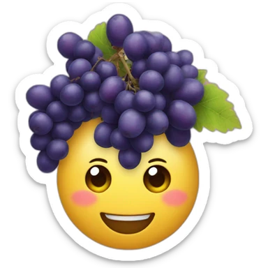 uvas felices sticker