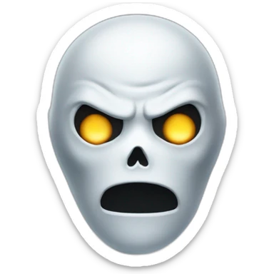 Ghost from Call of Duty Blushed Stare sticker