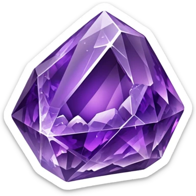 make a amethyst rock emoji make it dove sticker