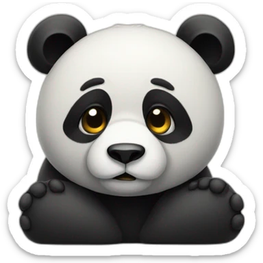 sad-panda sticker