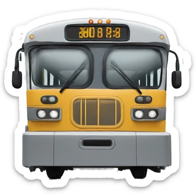 Articulated Bus sticker