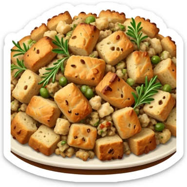 thanksgiving stuffing sticker