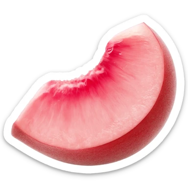 Super juicy peach sticker