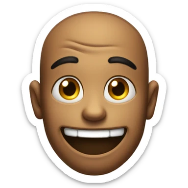 Side eyed smirk, grinning sticker