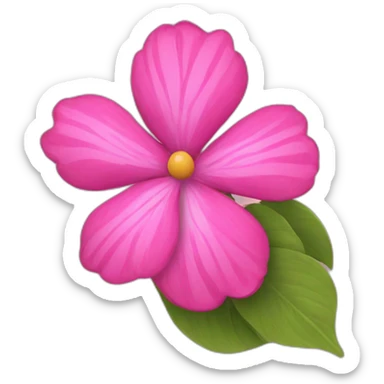 Pink gypsy flowers  sticker