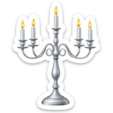 Fancy candelabra sticker