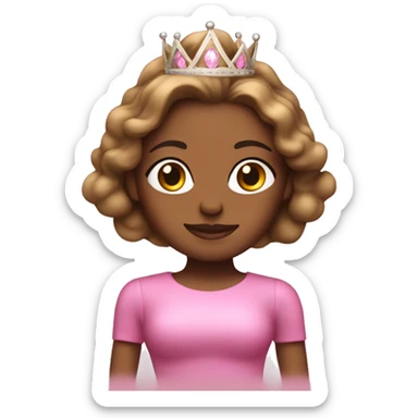 pink pilates princess sticker