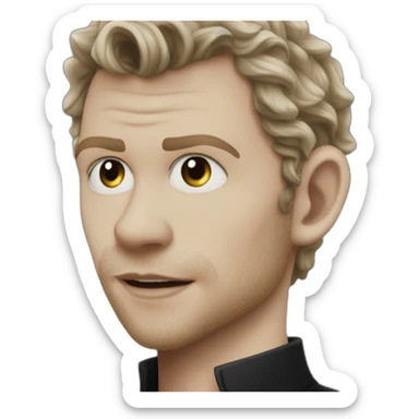 Klaus mikaelson Joseph morgan realistic detailed sticker