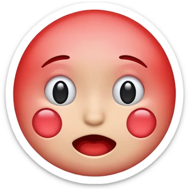 Ashamed emoji  sticker