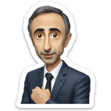Éric Zemmour faisait une pub pour défendre les immigrés sticker