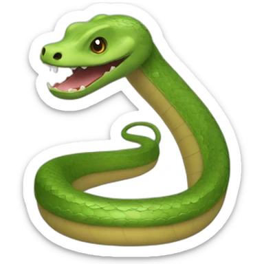 Serpent a tête de souris sticker