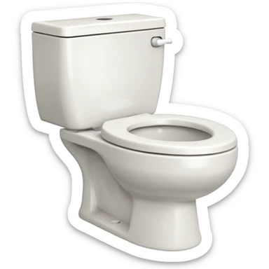 Sibidi toilet with a head  sticker