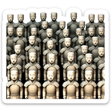 Terracotta Army sticker
